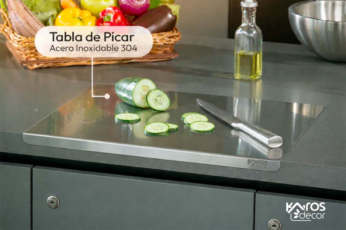 Tabla de Cortar de Acero Inoxidable 304